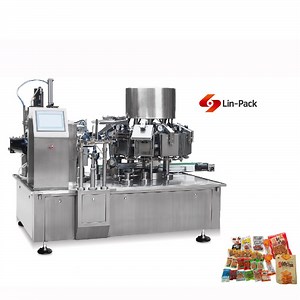 [Hot Item] Automatic Rotary Vacuum Retort Pouch Meat Tuna Food Fish Pickles Packing Machine