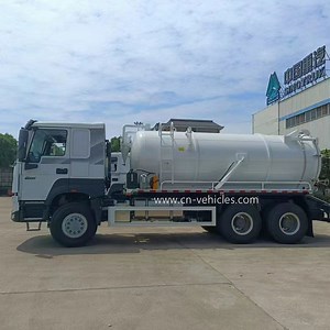 [Hot Item] HOWO V76X Combined Sewer Flushing Septic Pump Vacuum Tank Tanker Truck Price