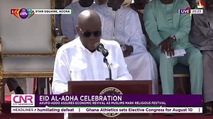Akufo-Addo assures economic revival as Muslims mark Eid al-Adha | Citi Newsroom For more updates, visit Citi Tube on YouTube. Click here: bit.ly/3Vf75xc #CitiNewsroom | Citi TV | Facebook