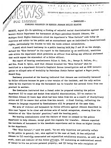 Patterns of Police Brutality 1971-73 · Detroit Under Fire: Police Violence, Crime Politics, and the Struggle for Racial Justice in the Civil Rights Era · HistoryLabs Omeka S