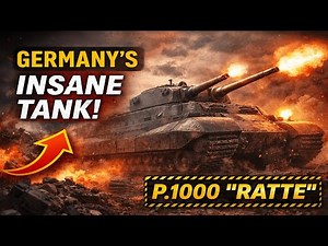 Hitler's 1000-TON Land Battleship: The INSANE P. 1000 Ratte Project