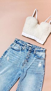 3 Ways to Wear Our Ivory Pearl Embellished Cropped Corset Tank Top 懶 https://bit.ly/3zh8Pwo Styles Pictured 懶 Ivory Pearl Embellished Cropped Corset Tank Top 懶 Ivory Button Up Collared Cuffed Sleeve Shirt Dress 懶 Beige Double Button Detail Blazer 懶 Beige Wide Leg Elastic Waist Woven Pants 懶 Light Mineral Wash Distressed Wide Leg Jeans 懶 Camel Pleather Square Toe Ankle Strap Heels 懶 Nude Transparent Strap Lucite High Heels | Lime Lush Boutique | Facebook