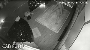 Erotic massage caught on ip cam 08