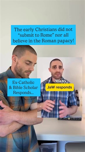 🚨🚩The early Christian writers of the first few centuries did not all unanimously agree with the Roman papacy, nor did they submit to Rome! Since Noah decided to do a rebuttal on a Reel of me simply summarizing the names of the early Christians, who did not agree with the Roman papacy….. Allow me to repost another Reel where I provide the evidence! Noah maybe don’t misrepresent what someone is saying and cherry pick the quotes that seem to benefit your position. Any honest scholar or theologian