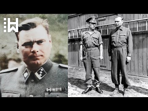 Execution of Josef Kramer - Nazi Commandant of Auschwitz Birkenau & Bergen Belsen - WW2