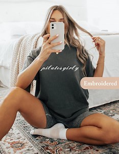 Chemise brodée Pilates, Sweat Pilates, Sweat instructeur Pilates, Cadeau Pilates, Cadeaux fitness, Sweat-shirt entraînement - Etsy France