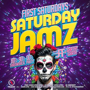 ⚡FRIDAY & SATURDAY⚡ Celebrate Día de los Muertos Weekend with two of Tracks’ favorite parties! Kick off Friday night with First Friday, The Largest Monthly Women’s Party in the U.S. - Presented by Babes Around Denver, featuring JT, DJ Blaque Gurl & DJ Soup! Keep the energy going on Saturday with Saturday Jamz, Denver’s Premier Throwback Party ft. JT, Garth Garth and DJ Chula in the Lounge taking you through the best hits from the 80’s 90’s 00’s. Start Saturday Night with Poison - Ft. Ivy Powers 