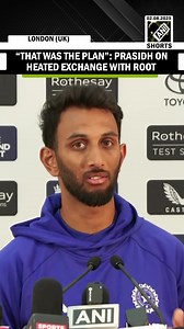 “Yes, that was plan…” Prasidh Krishna confirms ploy to unsettle Joe Root, surprised by his response #INDvsENG #IndiaEnglandTest #5thTest #KenningtonOval #TestCricket | Asian News International (ANI)