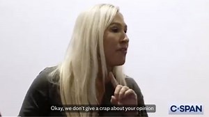 Moment Marjorie Taylor Greene tells British reporter to ‘go back to your country’ | LBC