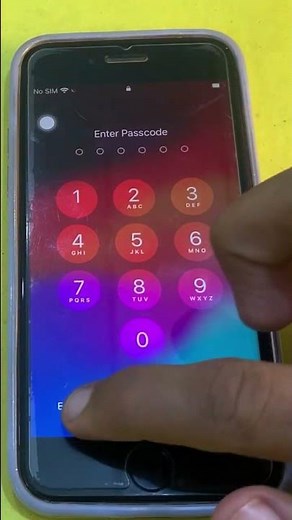 Unlock iPhone passcode