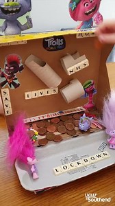 119K views · 1.2K reactions | “My daughter misses the seafront arcades so I made our own 2p machine so she can play until the lockdown ends”   Mum Michelle made the Coin Pusher arcade machine using an egg box, a cereal box and toilet roll tubes. There are even prizes to be won! | Your Southend | Facebook