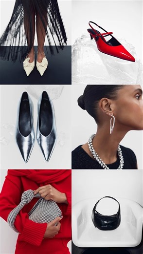 Gift ideas for when they ask for ‘just a little something’. Cream flats-https://bit.ly/4eQK6l0 Red slingbacks-https://bit.ly/3OsHMpH Silver sling backs- https://bit.ly/4f0y48U Clutch- https://bit.ly/3CUTJBG Black bag-https://bit.ly/4ga8C1v Necklace- https://bit.ly/4gc9nY3 | Marks and Spencer