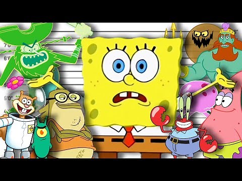 If ALL SpongeBob SquarePants Characters were Charged for their Crimes