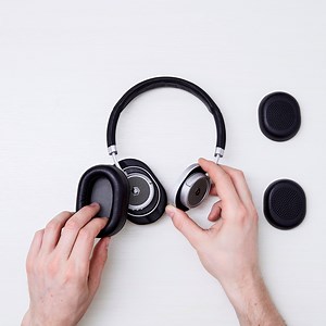 Choose between on or over-ear listening. #MW50 Wireless Headphones | Master & Dynamic