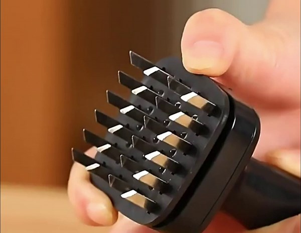 Meat Tenderizer Tool Stainless Steel Needle Ultra Sharp 24 Blades Meat softener, Meat tenderizer tool for Tenderizing and Cooking BBQ, Marinade, Steak, Beef, Veal Pork and Poultry(White)