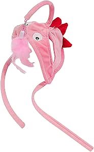 Cat Hat - Plush, Adjustable Cat Accessory for Fun and Style (Pink)