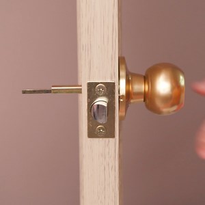 14K views · 16 reactions | How to Install A Lock Thanks for watching! Please be aware that this video is for entertainment purposes only and techniques shown should not be attempted at home! | Gorgeous | Facebook