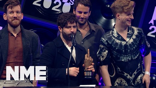 Foals win Best Live Act supported by Copper Dog Whiskey at NME Awards 2020