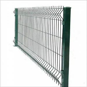 [Hot Item] Coated Galvanized 3D Curved V Bending Welded Wire Mesh Panel Fencing Welded Wire Mesh Triangle Fence Panel