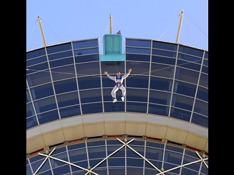 Stratosphere Las Vegas Bungee Jumping Video