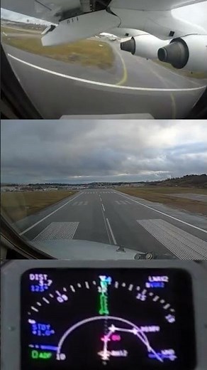 Just beautiful Views! Braathens Regional Airlines RJ100 Takeoff over Stockholm Downtown! [AIRCLIPS]