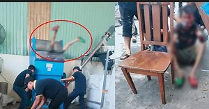 Vụ tai nạn kinh hoàng: Nam công nhân ngã chúi đầu vào máy nghiền