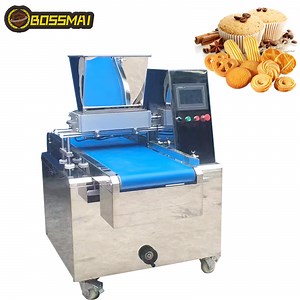 [Hot Item] Bakery Kitchen Equipment Stainless Steel Biscuit Depositor Making Cookies Cake Cream Filling Machine