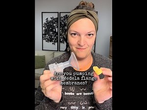 Medela pump flange membrane tutorial