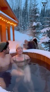 Couple’s Hot Tub Relaxation Interrupted by Unexpected Bear Visit Gatlinburg, Tennessee — 01/20/2026 A quiet evening turned into an unexpected wildlife encounter after a couple relaxing in a backyard hot tub noticed a bear approaching behind them. The moment was captured on cellphone video as the pair filmed their evening soak before spotting movement near the tree line. In the footage, the bear slowly walks across the yard, appearing curious but not aggressive. The couple remains seated while qu