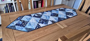 Christmas Quilted Table Runner (reversible) - Etsy UK