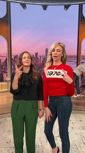 This is harder than it looks! @Debbie Gibson @thedrewbarrymoreshow