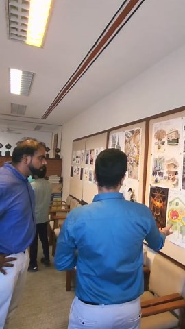 My Architectural Illustrations at the Indian Institute of Architects
