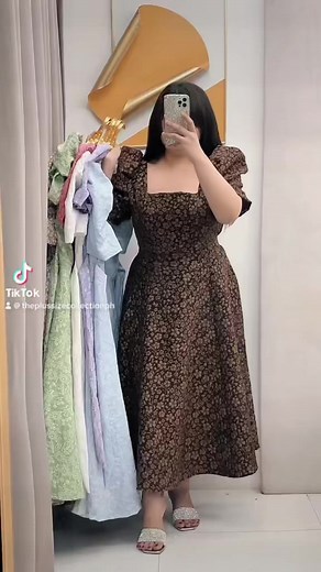 Plus Size Gianna Dress❤️https://shope.ee/7KYlMgUjhshttps://vt.tiktok.com/ZSFjuax33/ #plussize #dress | Plus Size Collection Ph