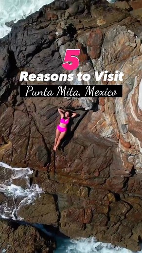 There are about a million reasons to visit Punta Mita! But here a couple of quick reasons why we loved Punta Mita to get you started on your trip! 🐬 All the marine life you see (whale watching, over 500 dolphins, sea lions, and a turtle release program) 🏝️ Access to miles and miles of private beaches surrounded by beautiful turquoise waters 🍹5 different included beach clubs w/ multiple pools & customized service 🌮 Divine cuisine from some of the top Mexico chefs and culinary experiences like