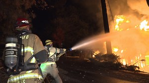 22K views · 397 reactions | Check out some of the most intense fires, including a major fire in 2 houses, crazy explosions, and a California wildfire! | Live Rescue on A&E | Facebook