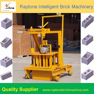 [Hot Item] Qt40-3c Concrete Egg Layer Block Making Machine Hollow Mobile Brick Machine Price