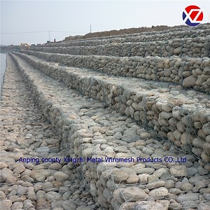 Galvanized and Galfan Gabion Mesh, Gabion Box