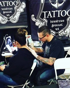 39 reactions | Musink Fest !!! #spokanewashington #spokanetattooshop #spokanetattooartist #spokanetattooer #anchoredarttattoo SecondSkin Tattoo Aftercare Releaf Products Eternal Ink | Anchored Art Tattoo & Gallery | Facebook