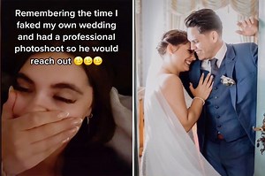 Woman fakes elaborate wedding in sad attempt to get ex to text her