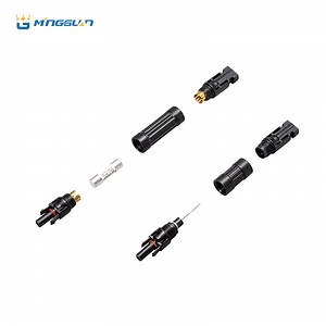 Photovoltaic Connectors Waterproof PV Solar Connector Male and Female Plugs Solar Photovoltaic Panel Convergence Module Kit