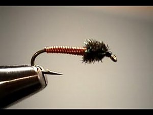 The Brassie nymph fly tied by Brad Befus.