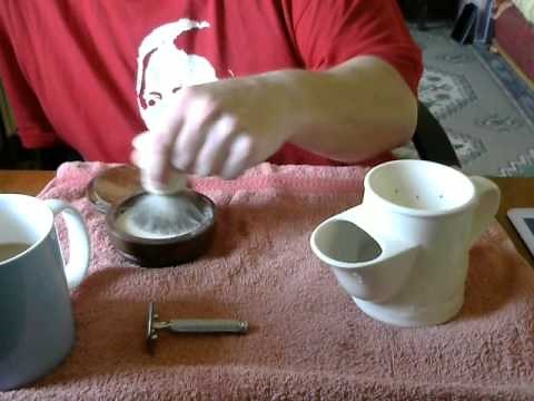 How I use a traditional Shaving Scuttle.