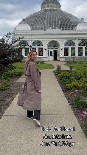 Today, we stopped in at the @buffalobotanicalgardens to go over all the details for next month’s boozy book fair. I’m grateful we get to collaborate with such a beautiful and iconic Erie county space. 😍 These beautiful rooms will be filled with books! Join us on June 22nd under the twinkle lights for an evening book fair from 5-9. We’ll be there with books alongside our friends at @buffalobubblebars, @resurgencebrewingco, @wildflowerbeverages and more! There’s no up charge to attend: grab a gar