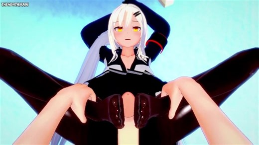 POV Hentai Footjob de Mosberg m590 de Girls Frontline