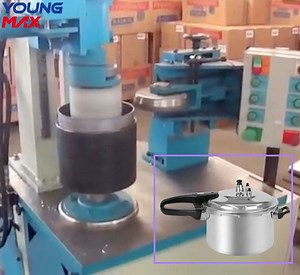 [Hot Item] Pressure Cooker Metal Spinning Shrinking Cutting Machine
