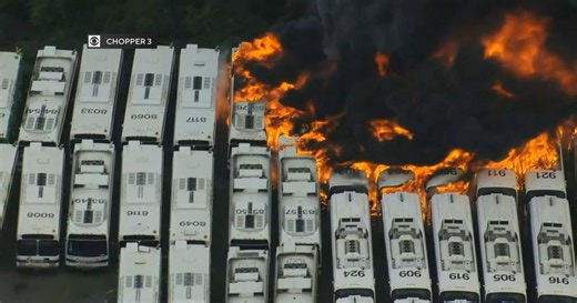 Battery in electric bus caused fire that engulfed 40 SEPTA buses in Philadelphia's Nicetown section