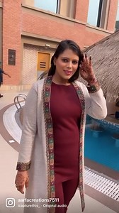 3.9K views · 162 reactions | Beautiful woolrn cord cum indowestern...