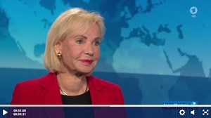 Dagmar Berghoff: Kurzes Comeback gestern in den Tagesthemen