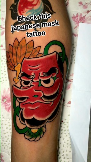 #tattoo 050 Ryan Bernardino Tattoo #tattooartist #japanesemasktattoo | 050 Ryan Bernardino Tattoo