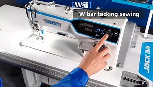#A6F-Computerized Needle Feed Lockstitch Machine Teach you how to set W bar racking sewing Do you get it? #Jack | Jack Technology Co., Ltd